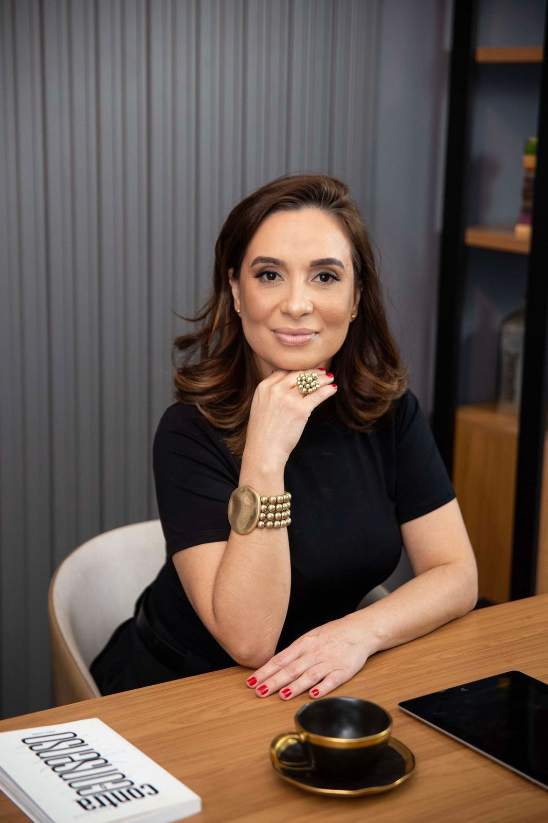 Dra. Lidiane Rizzutto na recepção